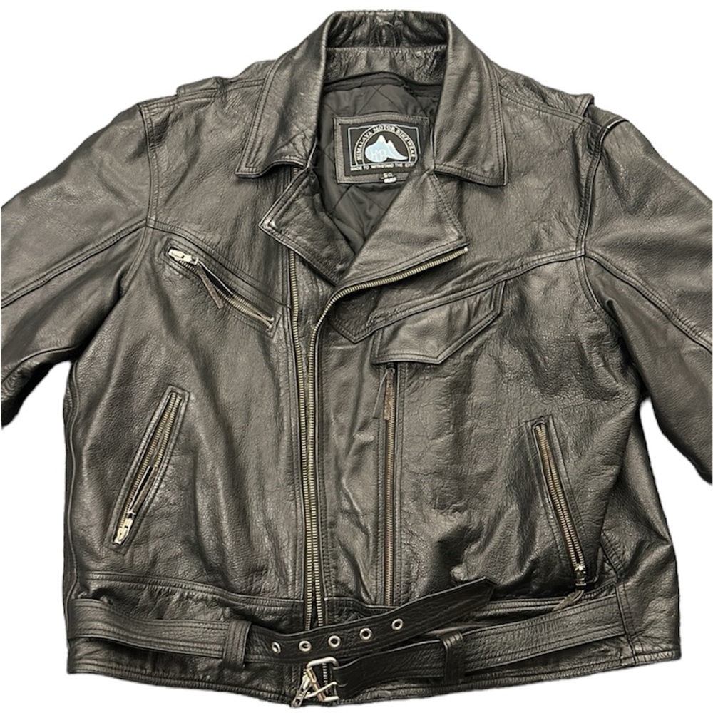 Himalaya Motor Bike Wear Leather Jacket - Picture 2 of 8